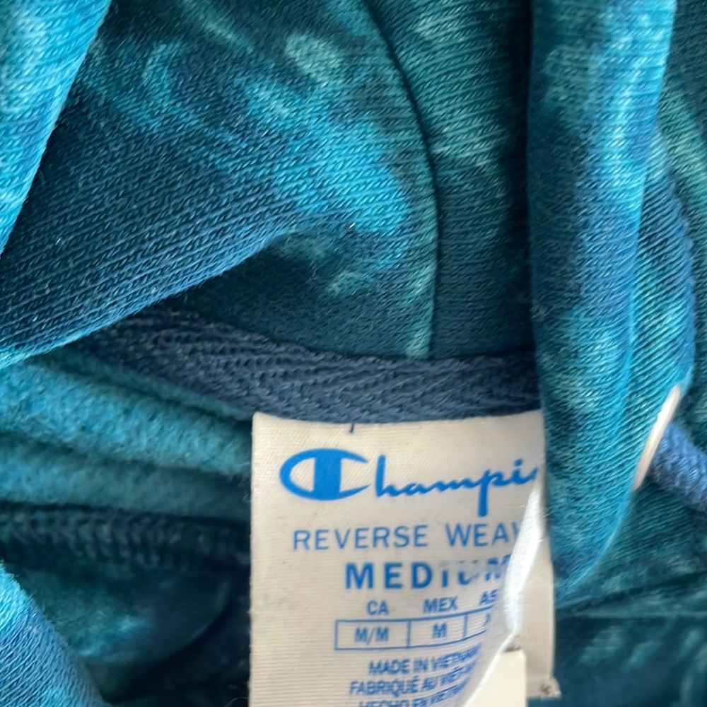 Champion Reverse Weave hoodie Sweater All over print size m - Picture 4 of 11